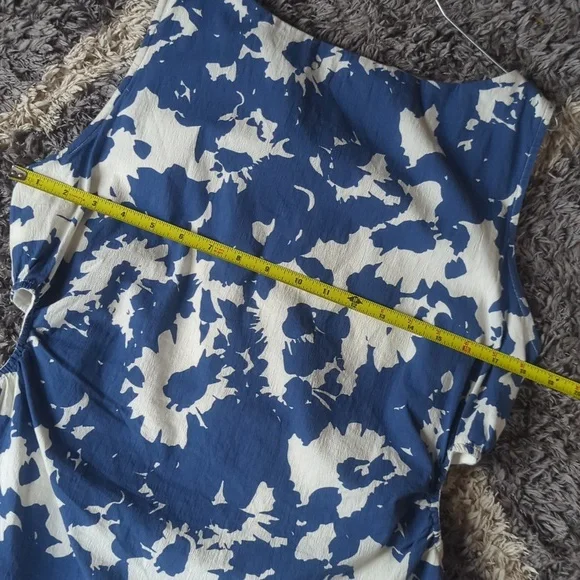 Abercrombie & Fitch Stretch Cotton Cutout Sleeveless Mini Dress Size L - Picture 10 of 11